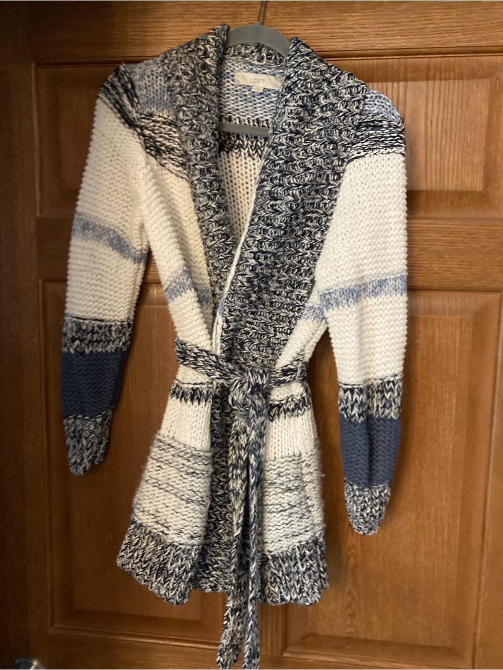 Loft belted cardigan sweater - M